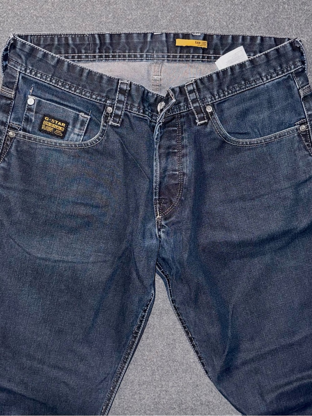 G-Star Raw Denim Men's Dark Blue Relaxed Jeans